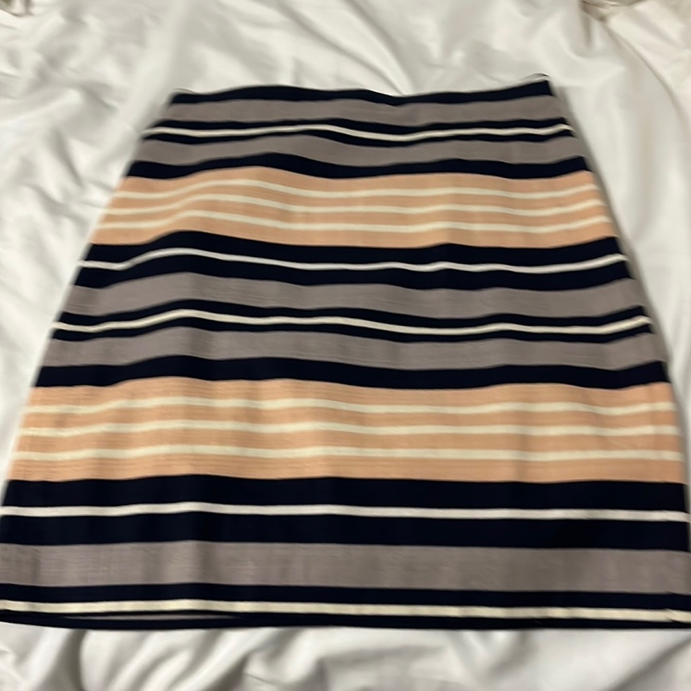 Ann Taylor striped skirt size 0 petite